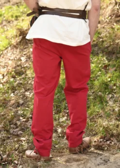Einfache Mittelalter-Hose Hagen, rot