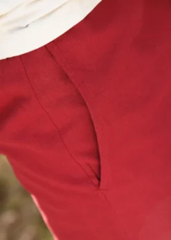 Einfache Mittelalter-Hose Hagen, rot
