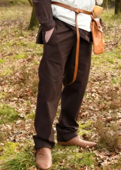 Einfache Mittelalter-Hose Hagen, braun