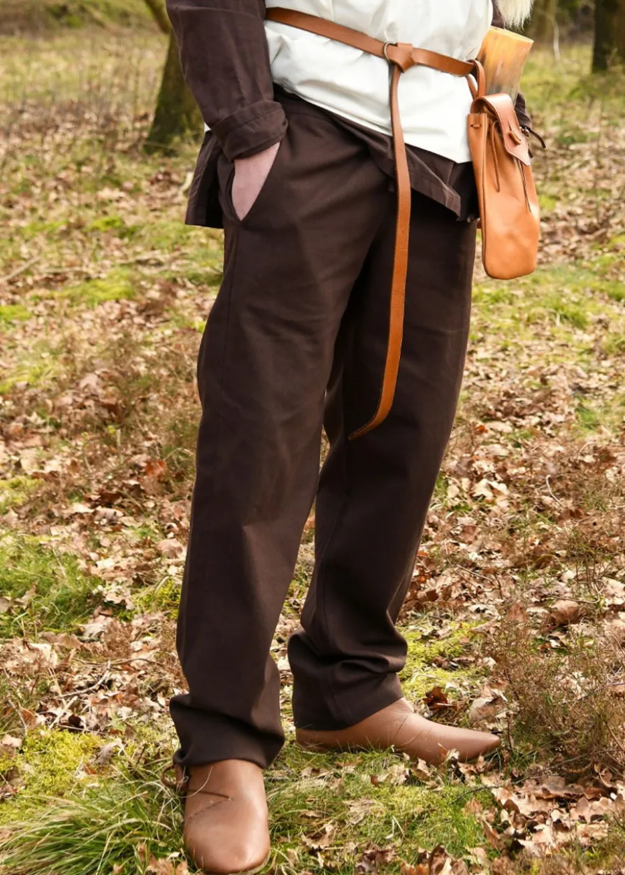 Einfache Mittelalter-Hose Hagen, braun