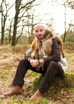 Einfache Mittelalter-Hose Hagen, braun