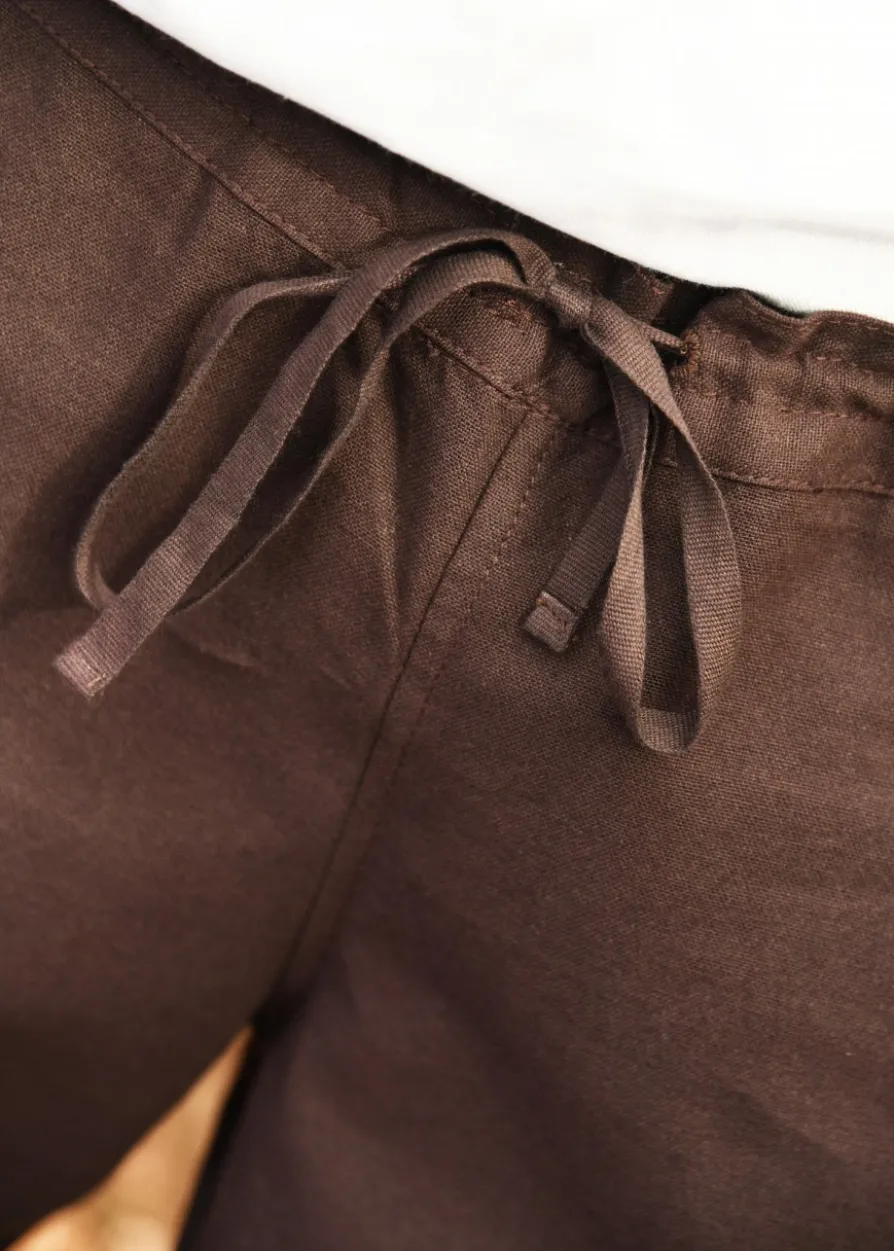 Einfache Mittelalter-Hose Hagen, braun