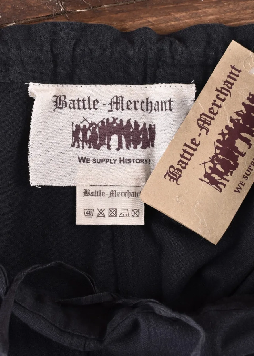 Einfache Mittelalter-Hose Hagen, schwarz