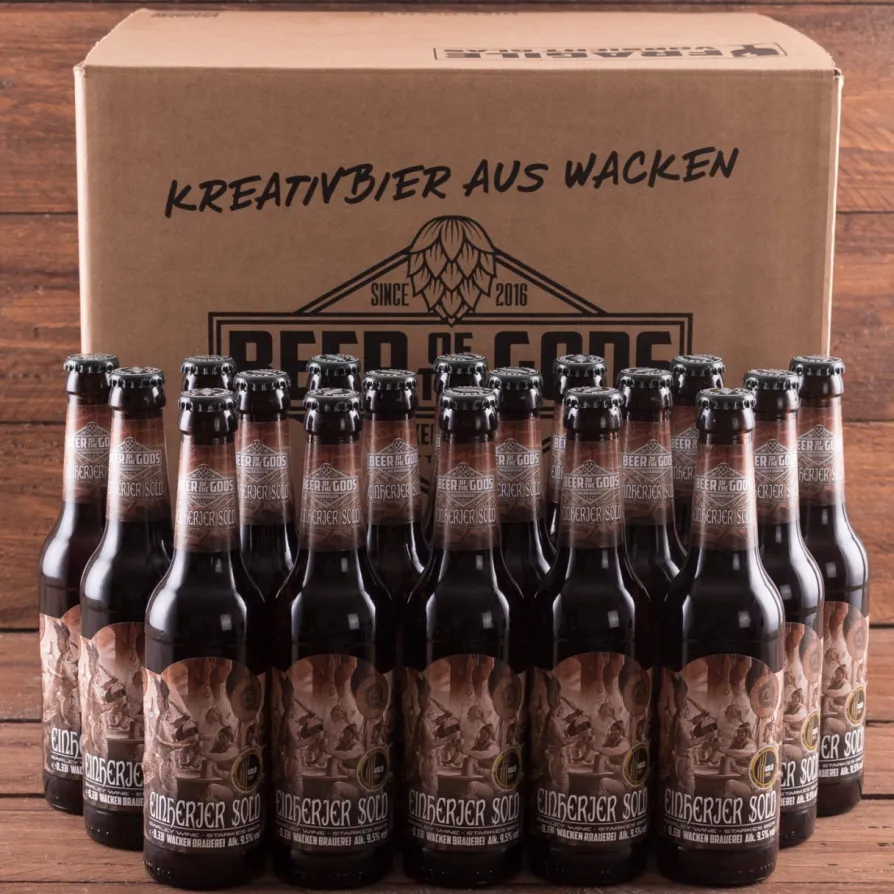 Einherjer Sold - Barley Wine, 0,33l Flasche - Wacken Brauerei