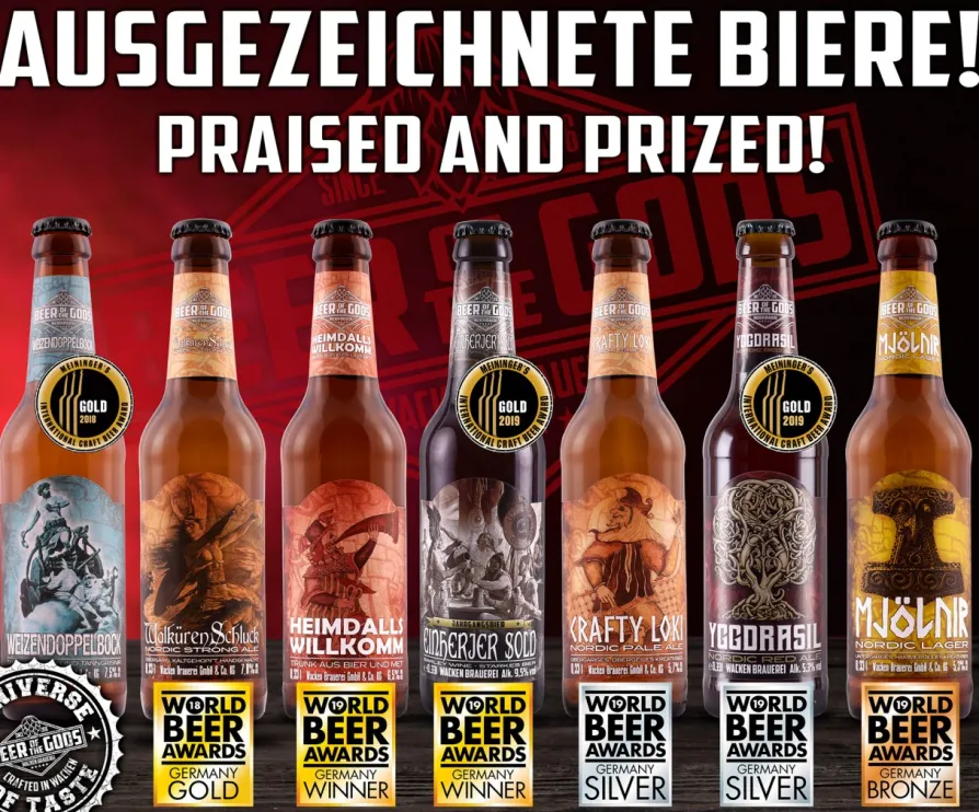 Einherjer Sold - Barley Wine, 0,33l Flasche - Wacken Brauerei