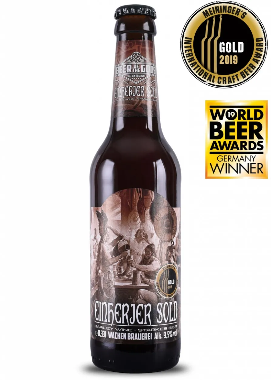 Einherjer Sold - Barley Wine, 0,33l Flasche - Wacken Brauerei
