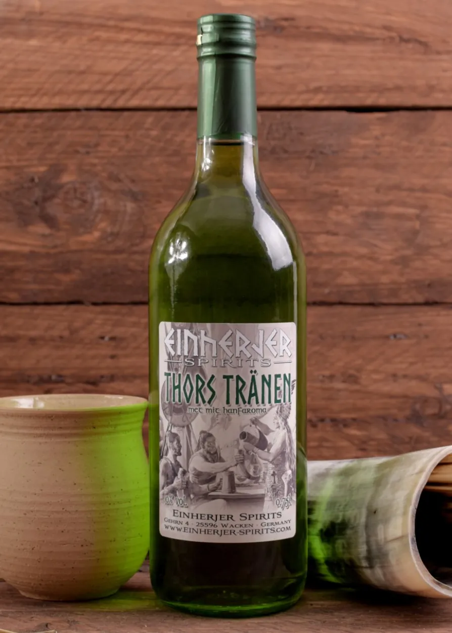 Einherjer - Thors Tränen, Honig-Met mit Hanfaroma, 0,75l, 10% Vol.