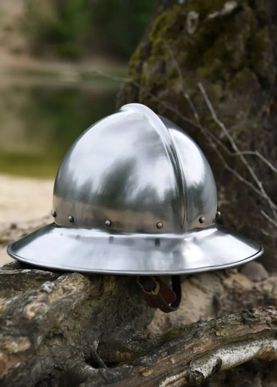 Eisenhut, Mittelalter Helm für Schaukampf, 2 mm Stahl, versch. Größen