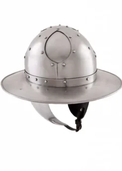 Eisenhut mit Wangenklappen, 1,6 mm Stahl