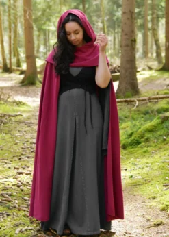 Elegantes Kleid Elira mit langen Ärmeln, grau