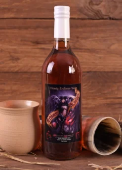 Erdbeerkönigin, Met-Erdbeerwein-Mix, 0,75l Flasche, 12% Vol.
