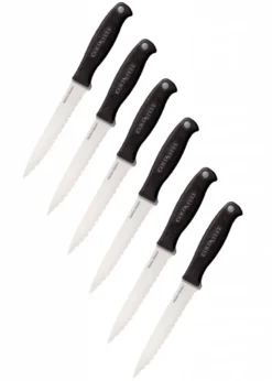 6er Steakmesserset, Kitchen Classics, mit optimierten Griffen