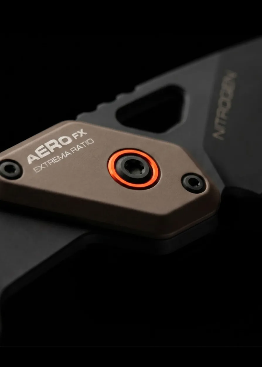 Extrema Ratio, Aero FX Nitrogen Mud Orange, Feststehendes Messer