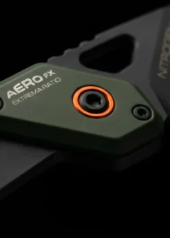Extrema Ratio, Aero FX Nitrogen Forest Green Orange, Feststehendes Messer