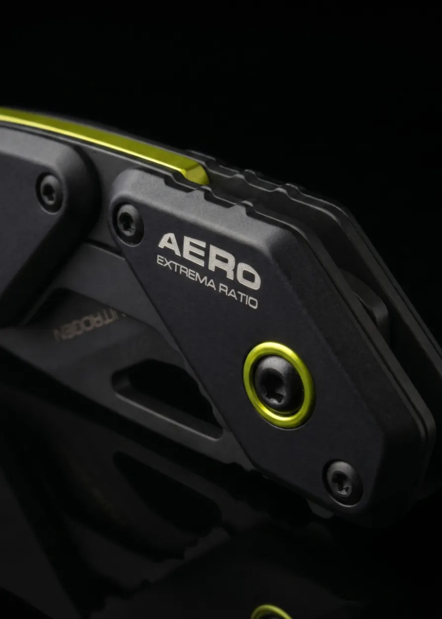 Extrema Ratio Aero Nitrogen Black Lime, Taschenmesser
