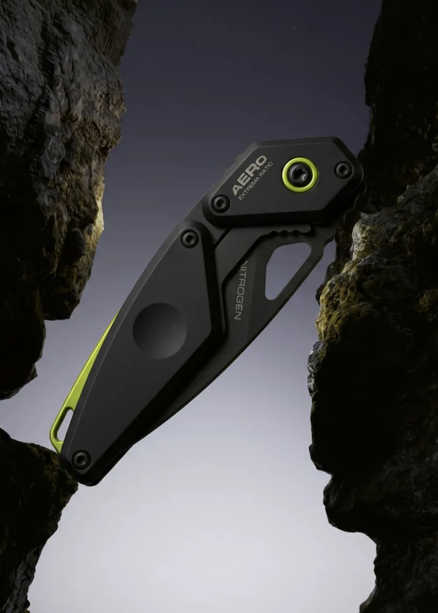 Extrema Ratio Aero Nitrogen Black Lime, Taschenmesser