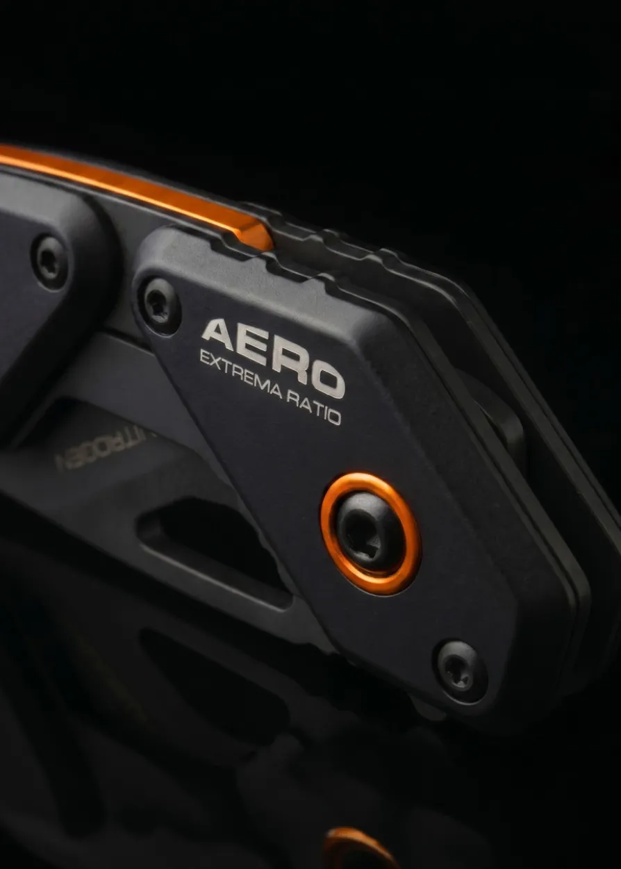 Extrema Ratio Aero Nitrogen Black Orange, Taschenmesser