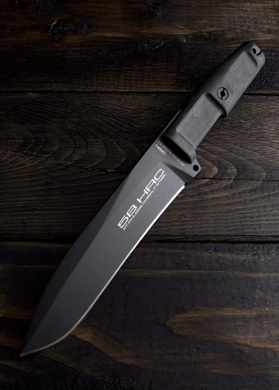 Extrema Ratio DOBERMANN IV, schwarz, Feststehendes Messer
