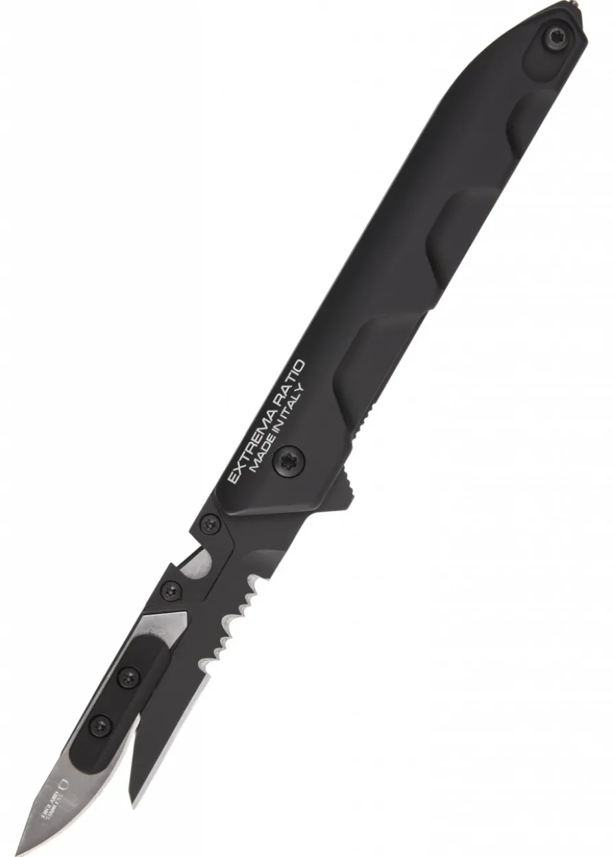 Extrema Ratio FERRUM, Rescue Black, Taschenmesser