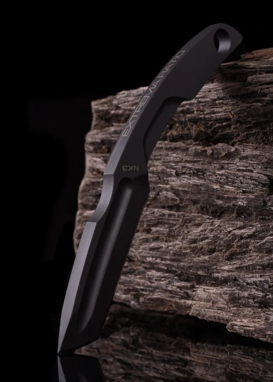 Extrema Ratio N.K.3, schwarz, Feststehendes Messer