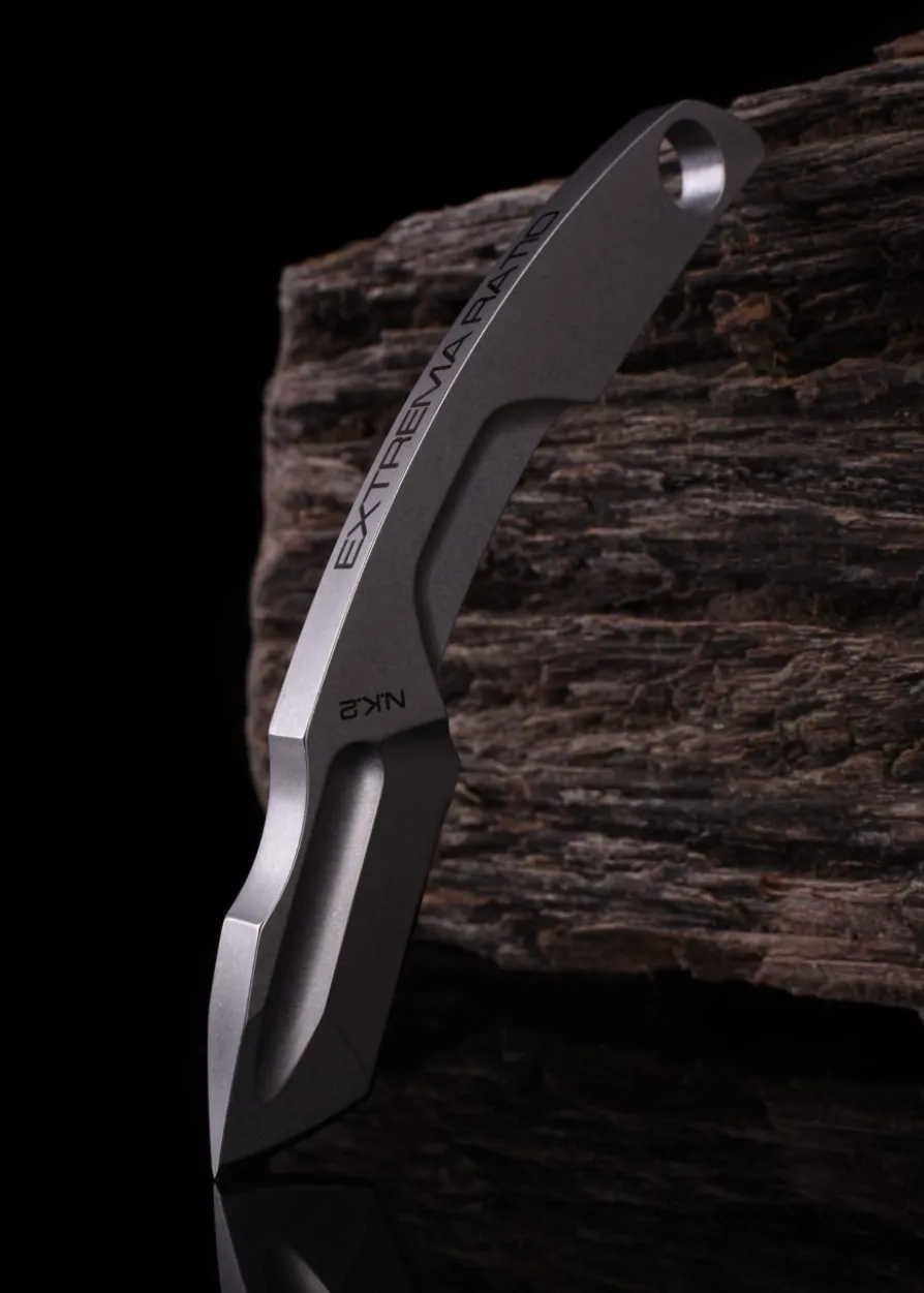 Extrema Ratio N.K.2, stonewashed, Feststehendes Messer
