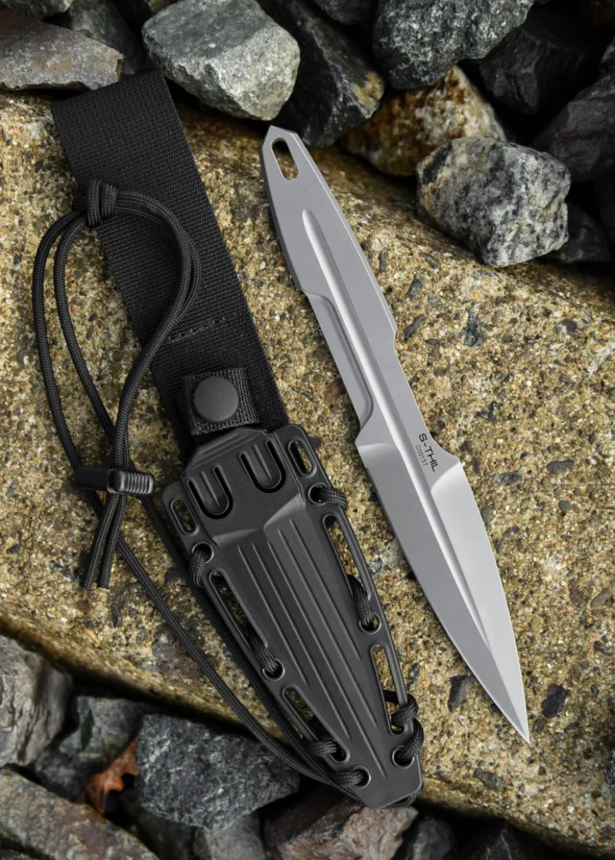 Extrema Ratio S-THIL, Stone Washed, Feststehendes Messer