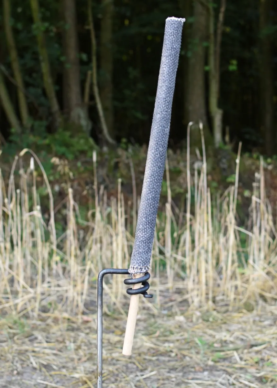 Fackelhalter aus Stahl, handgeschmiedet