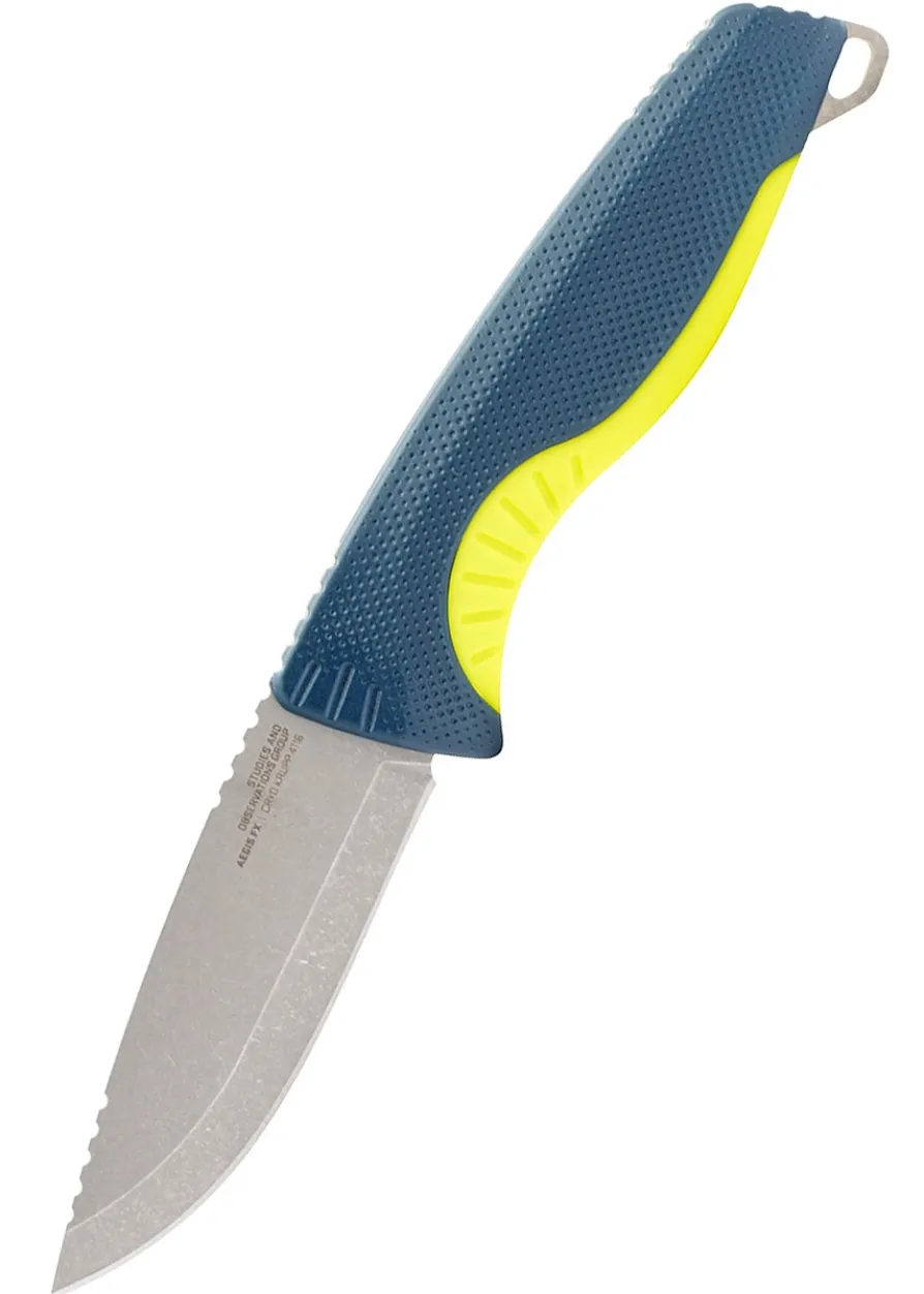 Feststehendes Messer Aegis FX - Indigo & Acid Yellow, SOG