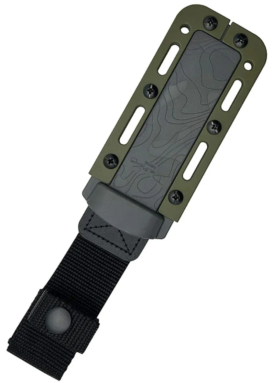 Feststehendes Messer Demko Armiger 4, Tanto, Olivgrün