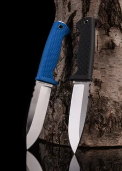 Feststehendes Messer Demko Freereign, Blau-Grau