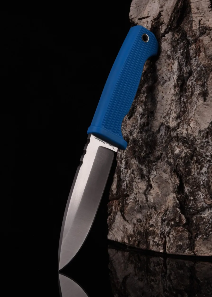 Feststehendes Messer Demko Freereign, Blau-Grau