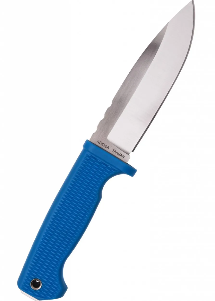 Feststehendes Messer Demko Freereign, Blau-Grau