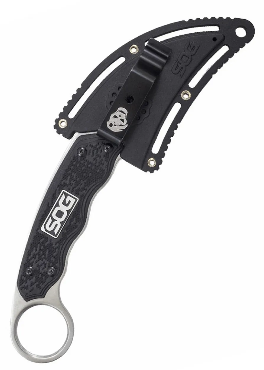 Feststehendes Messer Gambit, Satiniert, SOG