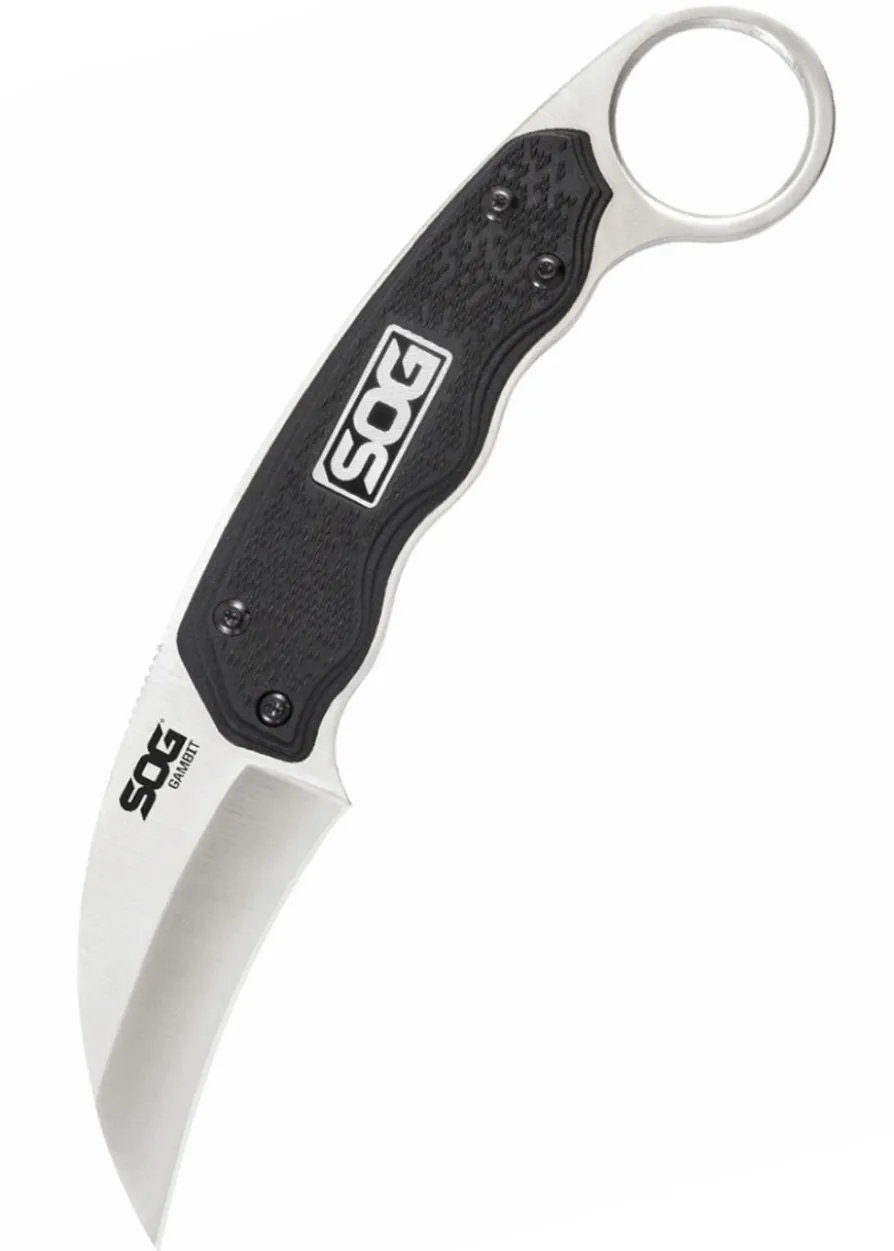 Feststehendes Messer Gambit, Satiniert, SOG