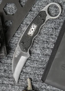 Feststehendes Messer Gambit, Satiniert, SOG