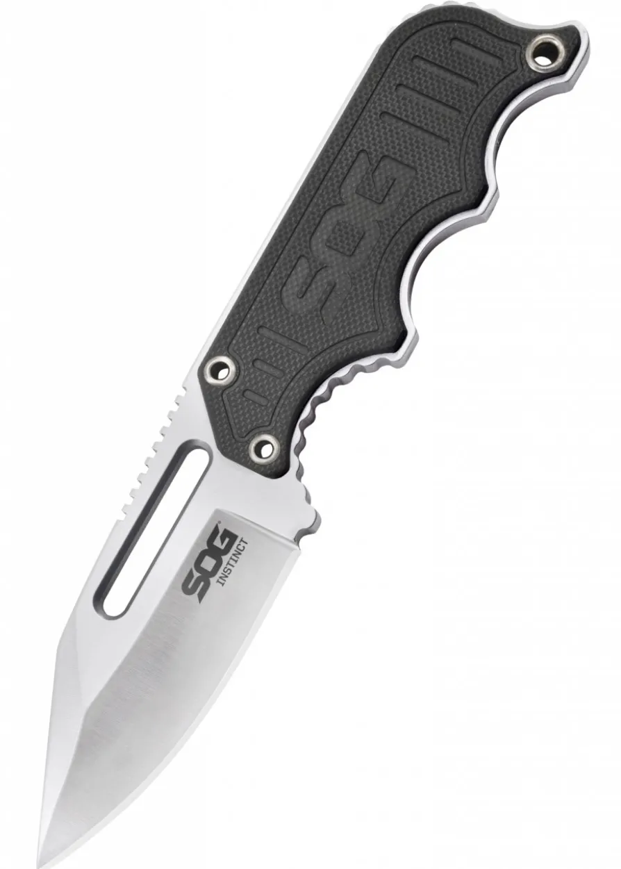 Feststehendes Messer Instinct, Satiniert, SOG