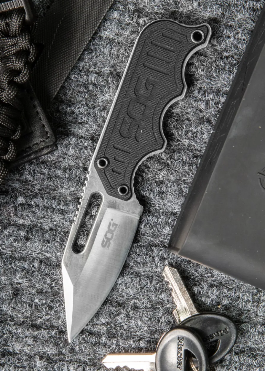 Feststehendes Messer Instinct, Satiniert, SOG