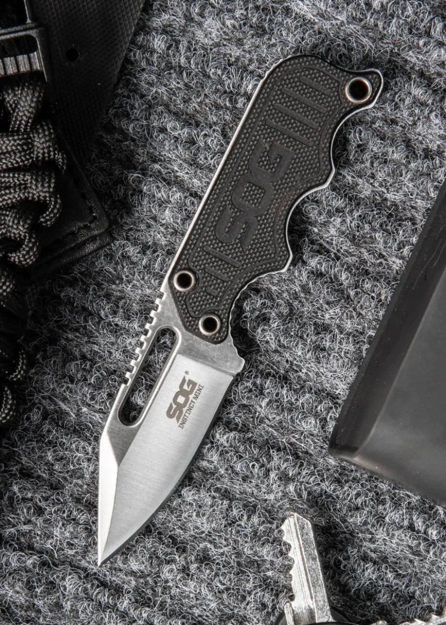 Feststehendes Messer Instinct Mini, Satiniert, SOG