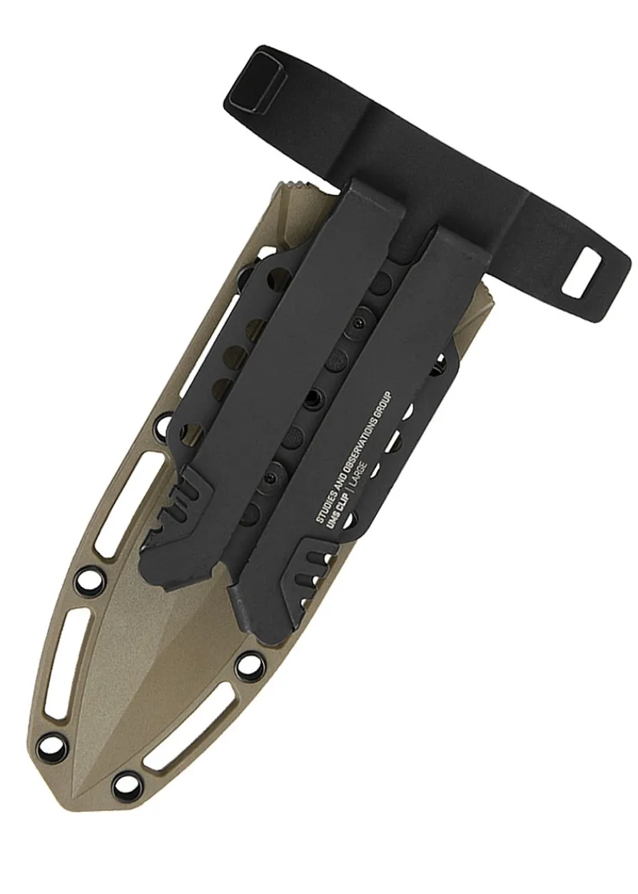 Feststehendes Messer Pentagon FX - Flat Dark Earth, SOG