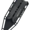 Feststehendes Messer Recondo FX, Schwarz, Teil-Wellenschliff, SOG