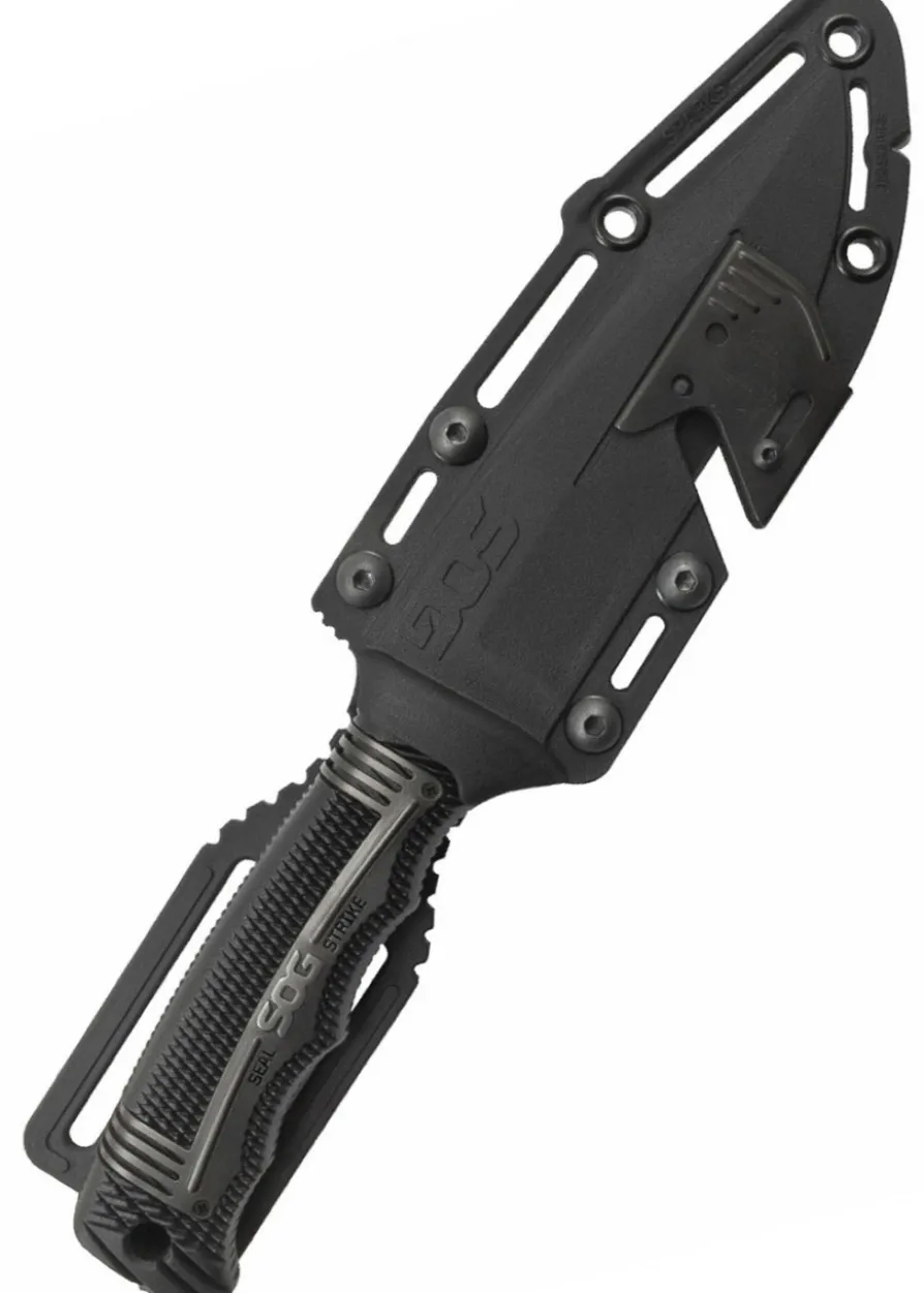 Feststehendes Messer Seal Strike, Schwarz, SOG