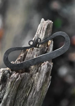 Feuerschläger, Funkeneisen aus Karbonstahl (wärmebehandelt), einfach eingerollt