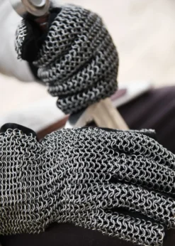 Fingerhandschuhe mit Kettengeflecht, ID6mm, unbehandelt