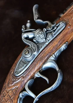 Französische Blunderbuss-Pistole, Espingole, 18. Jahrhundert, Replik