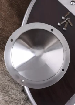 Frühmittelalterlicher Schildbuckel mit Nieten