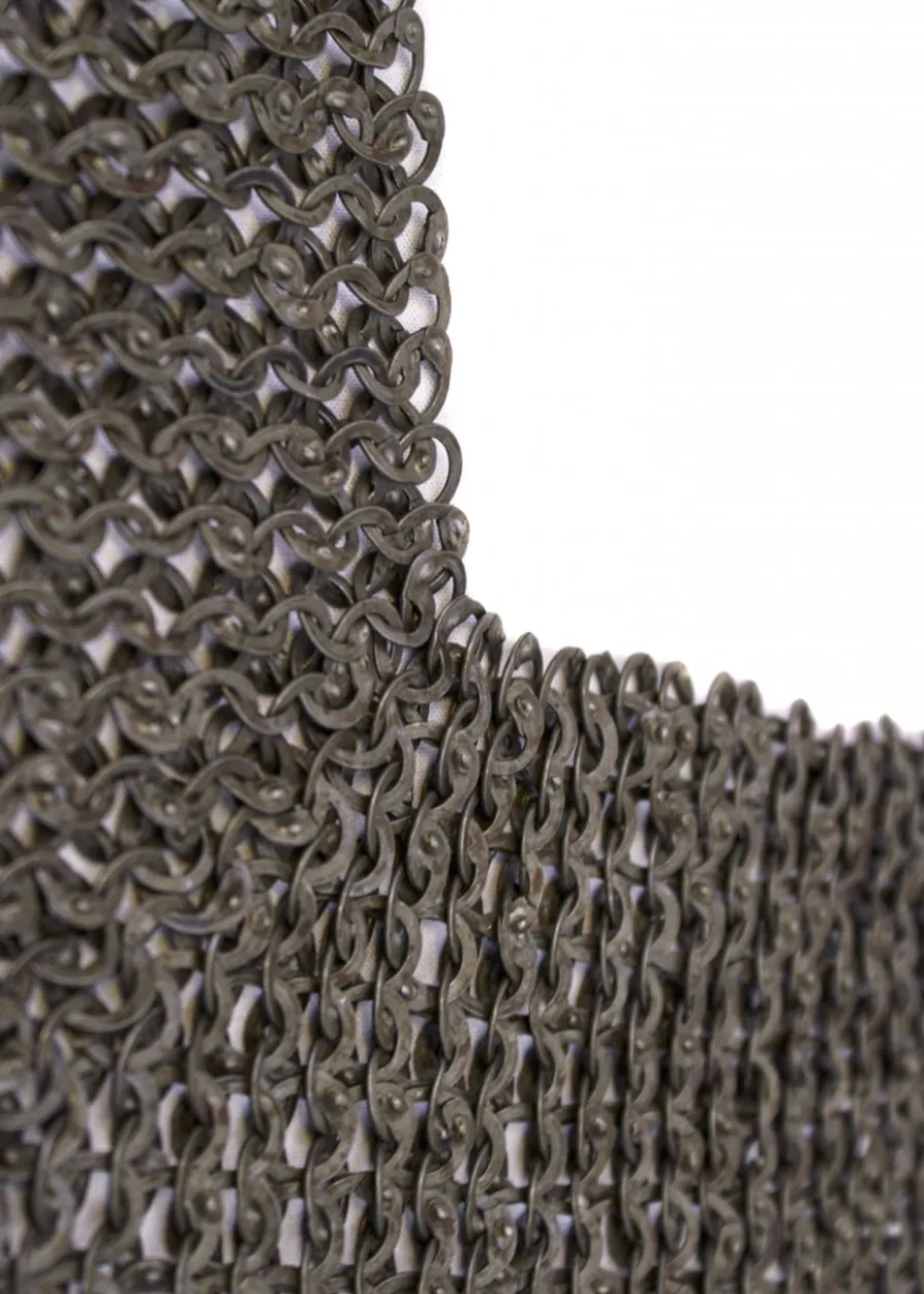 FRW Kettenkragen, Flachring mit Keilnieten, ID 8mm, unbehandelt