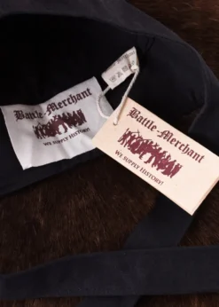 Gefütterte Mittelalter Bundhaube, Unisex, Canvas, versch. Farben