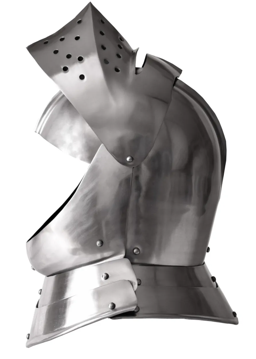 Geschlossener Helm, englischer Stil, 16. Jh.