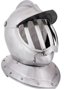 Geschlossene Sturmhaube, Burgonet, 17. Jh., 1,6 mm Stahl