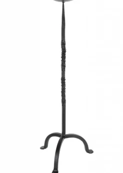 Geschmiedeter Kerzenständer, ca. 74 cm